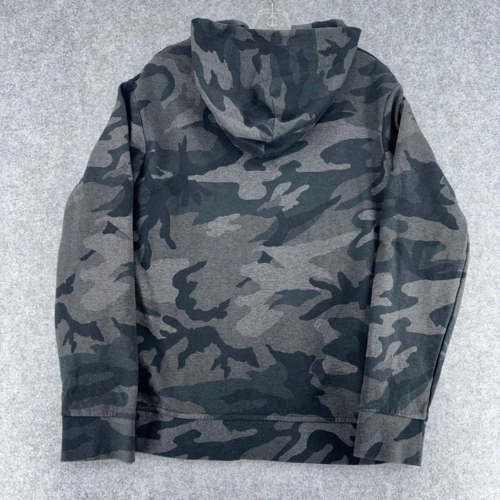 Polo Ralph Lauren Performance Men Grey Camo Full Zip Hoodie Sweatshirt XL Preppy